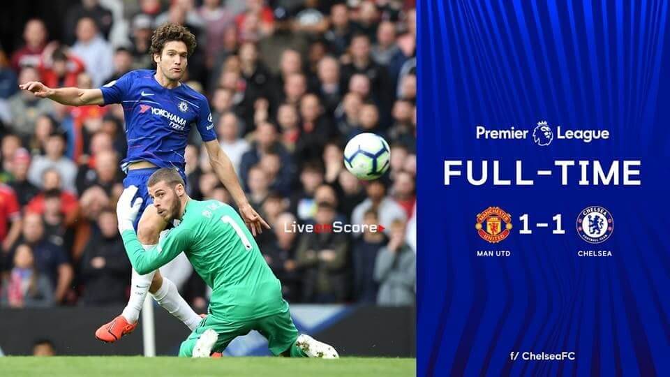 ดูบอลย้อนหลัง แมนฯ ยูไนเต็ด 1-1 เชลซี ไฮไลท์บอลพรีเมียร์ลีก อังกฤษ