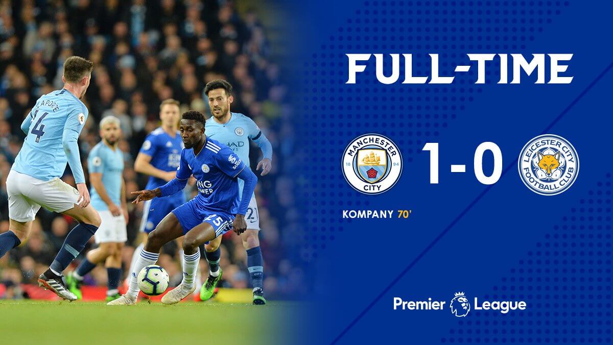 Manchester City 1-0 Leicester City highlight
