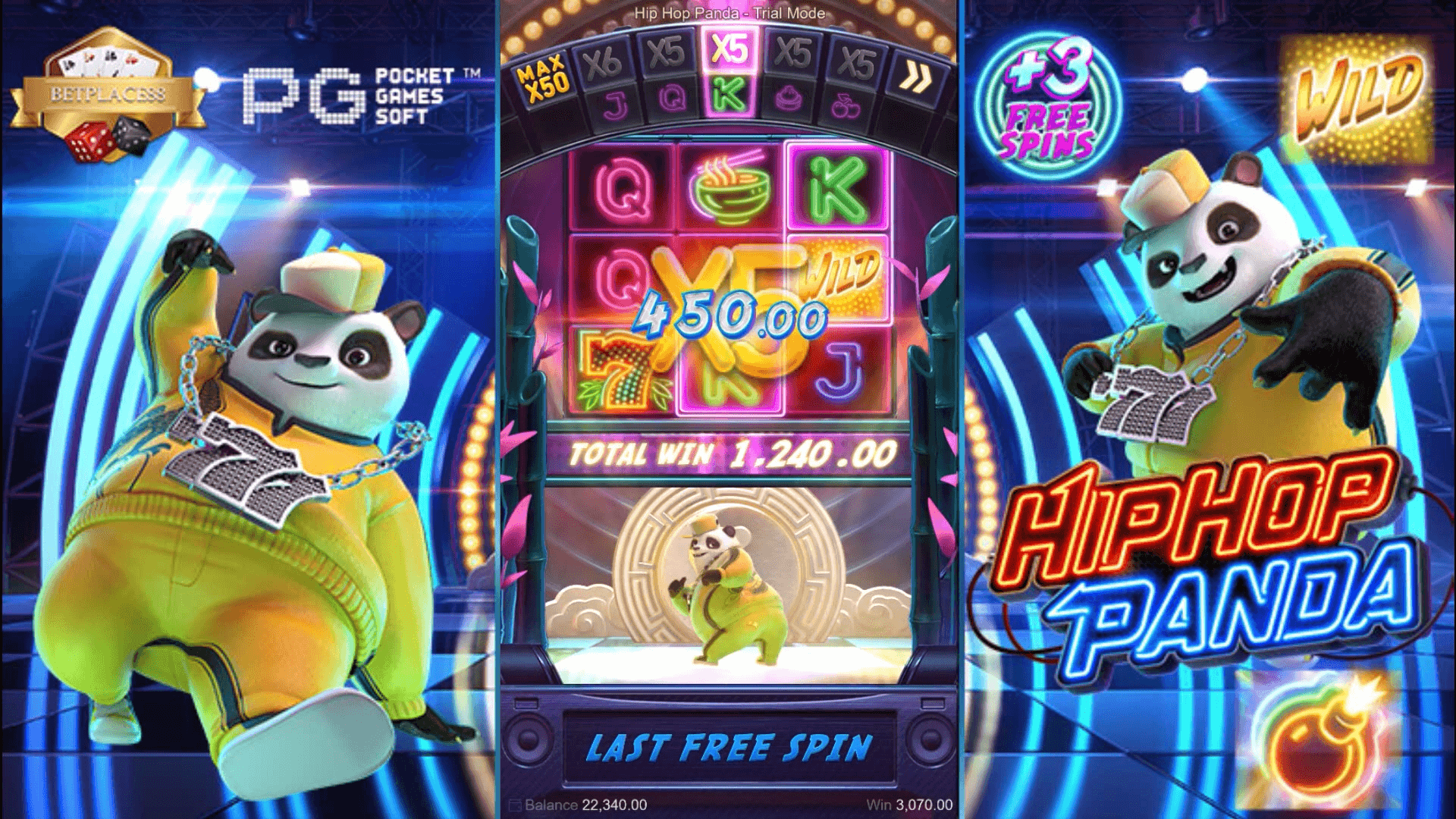 พนันเกมส์ออนไลน์ HIPHOP PANDA เล่นสล็อตบนเว็บพนันออนไลน์ SBOBET