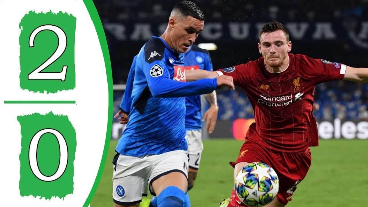 Napoli 2-0 Liverpool highlights