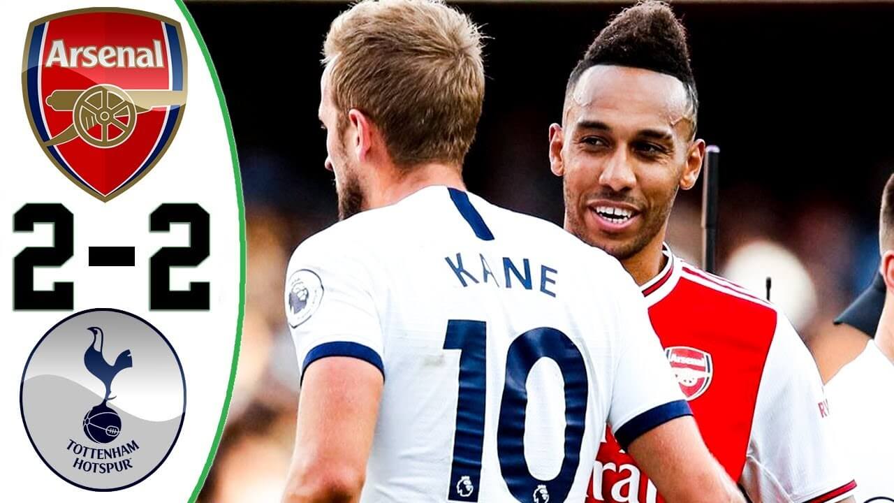 arsenal 2 2 tottenham hotspur highlights