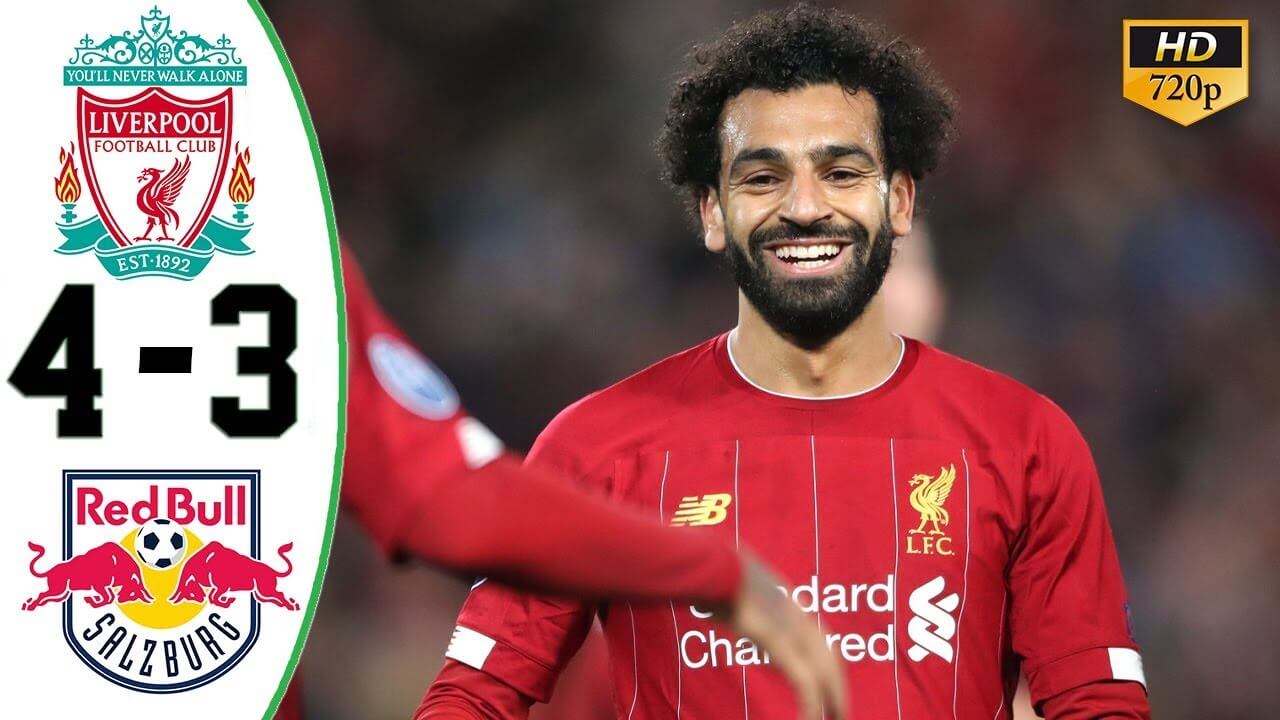 Liverpool 4-3 Salzburg highlights