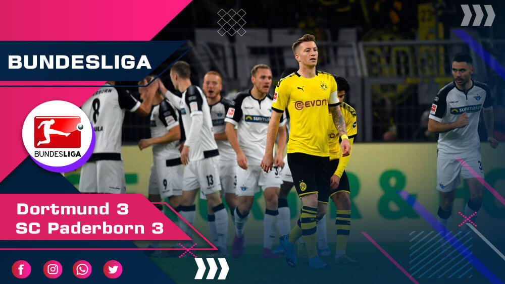 ดูบอลย้อนหลัง ดอร์ทมุนด์ 3-3 พาเดอร์บอร์น บุนเดสลีกา เยอรมัน