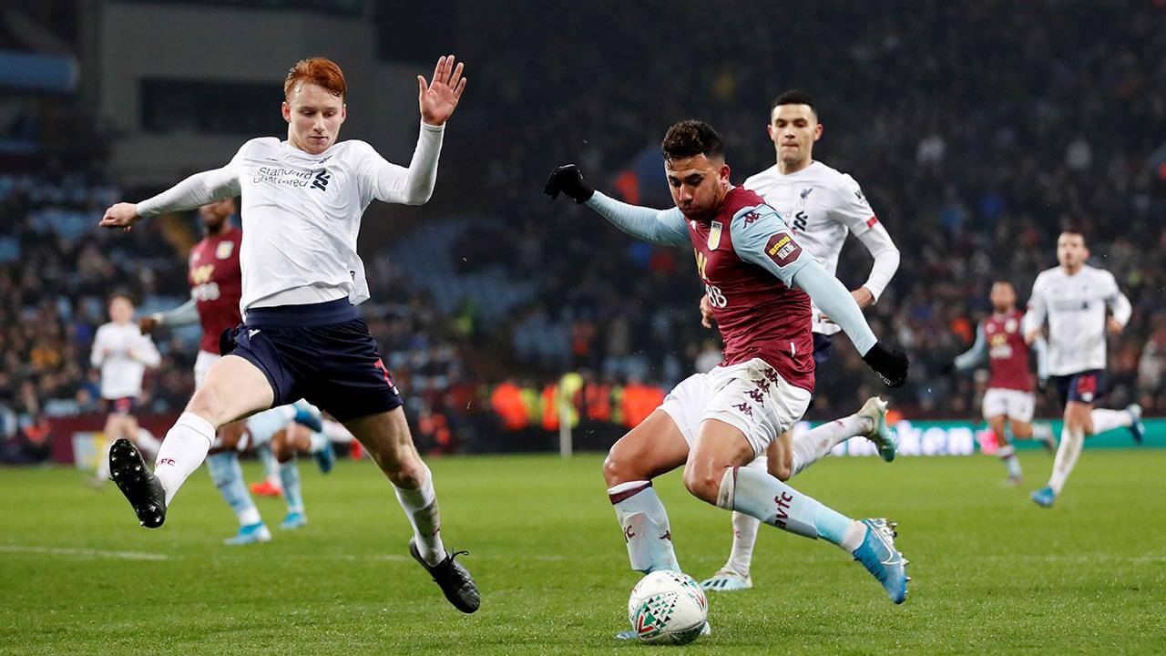 ดูบอลย้อนหลัง แอสตัน วิลล่า 5-0 ลิเวอร์พูล คาราบาว คัพ อังกฤษ (Carabao Cup)