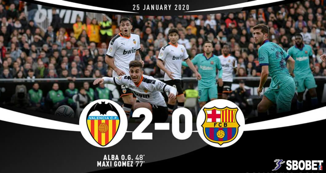 ดูบอลย้อนหลัง บาเลนเซีย 2-0 บาร์เซโลน่า ลาลีกา สเปน