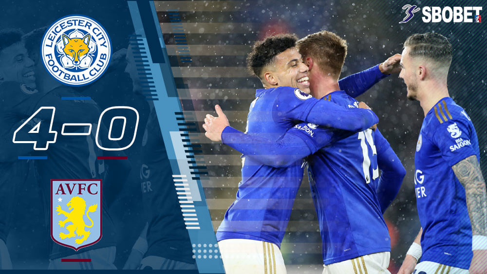 ดูบอลย้อนหลัง เลสเตอร์ ซิตี้ 4-0 แอสตัน วิลล่า พรีเมียร์ลีกอังกฤษ