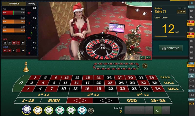 รูเล็ตออนไลน์ (Roulette Online)
