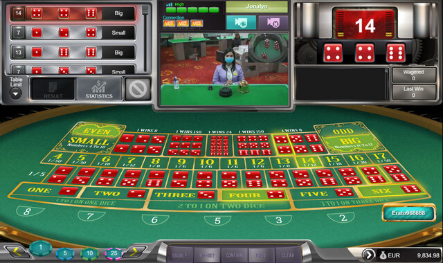 ซิกโบ (Sic Bo) คือ เกมพนันออนไลน์ค่าสิโนสด (Live Casino) ในรูปแบบ คาสิโนออนไลน์