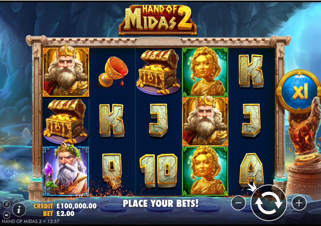 รีวิวสล็อต The Hand of Midas 2